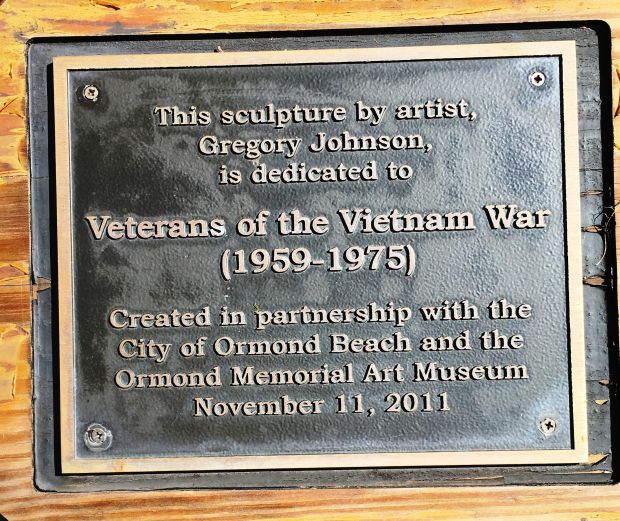CITY OF ORMOND BEACH VETERANS OF THE VIETNAM WAR MEMORIAL PLAQUE