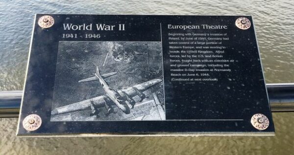 TOM STAED VETERANS MEMORIAL BRIDGE PLAQUE W