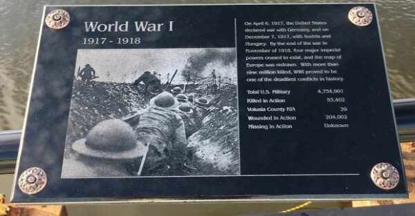 TOM STAED VETERANS MEMORIAL BRIDGE PLAQUE U