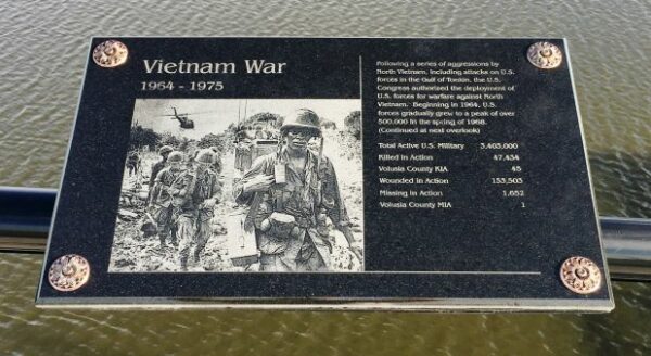 TOM STAED VETERANS MEMORIAL BRIDGE PLAQUE S