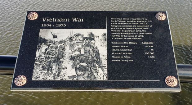 TOM STAED VETERANS MEMORIAL BRIDGE PLAQUE S