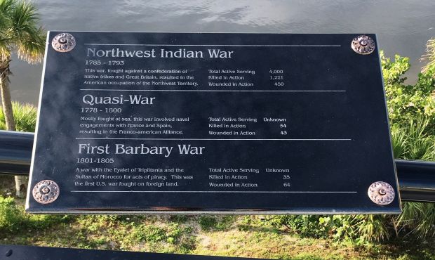 TOM STAED VETERANS MEMORIAL BRIDGE PLAQUE H