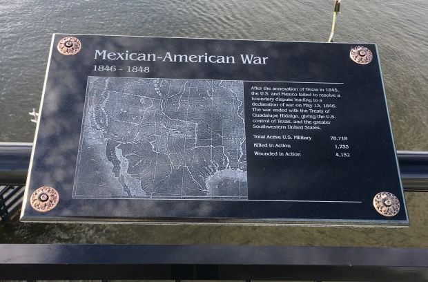 TOM STAED VETERANS MEMORIAL BRIDGE PLAQUE F