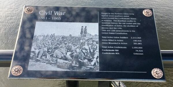 TOM STAED VETERANS MEMORIAL BRIDGE PLAQUE D