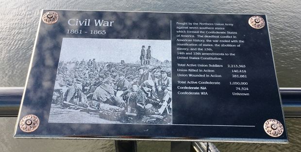 TOM STAED VETERANS MEMORIAL BRIDGE PLAQUE D