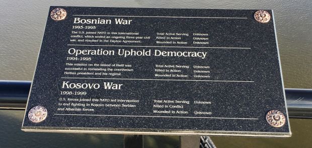 TOM STAED VETERANS MEMORIAL BRIDGE PLAQUE C