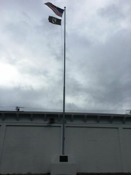 V.F.W. POST 1590 WAR MEMORIAL FLAGPOLE