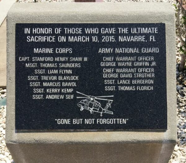 SANTA ROSA COUNTY VETERANS MEMORIAL PLAZA “GONE BUT NOT FOGOTTEN”
