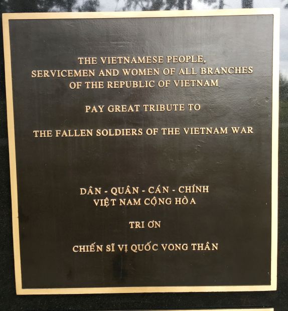 CITY OF ORLANDO VIETNAM WAR MEMORIAL PLAQUE