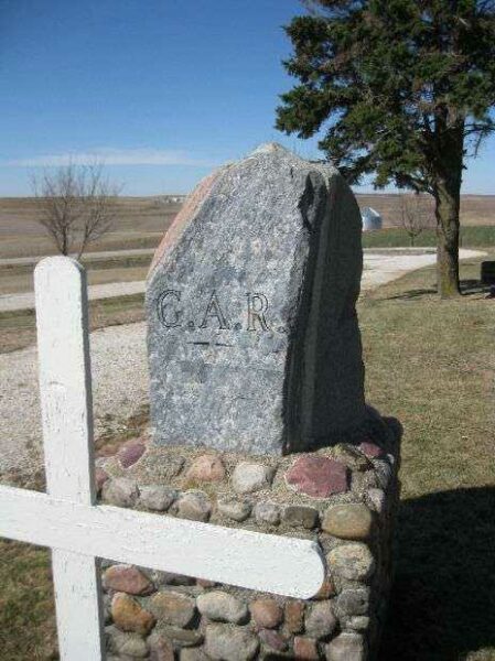 DEDHAM CEMETERY G.A.R. CIVIL WAR MEMORIAL