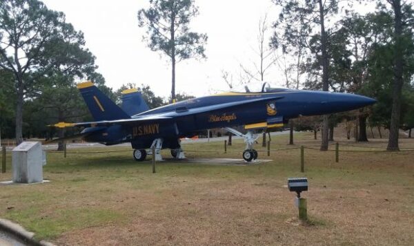 BLUE ANGELS NO. 1 F/A-18 HORNET MEMORIAL