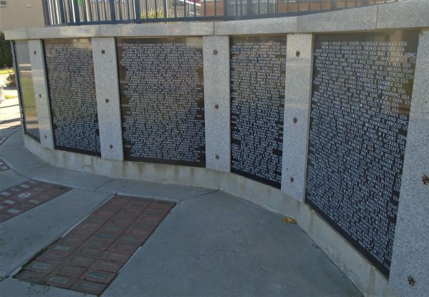 WESTERN SLOPE VIETNAM WAR MEMORIAL PARK HONOR ROLL WALL