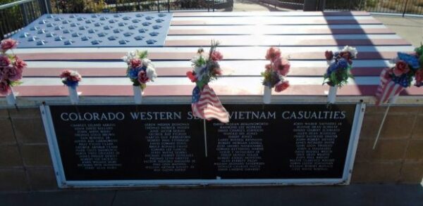 WESTERN SLOPE VIETNAM WAR MEMORIAL PARK CASUALITIES LIST