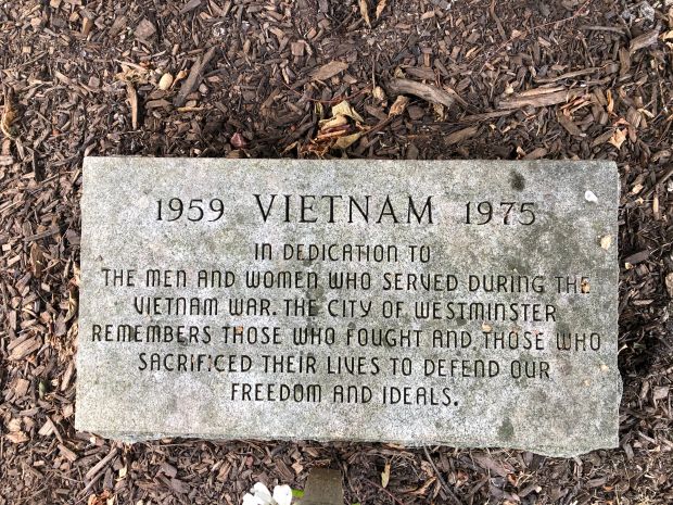 WESTMINSTER VIETNAM WAR MEMORIAL TABLET