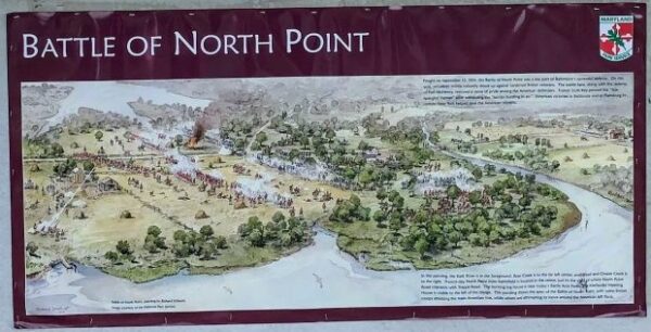 BATTLE OF NORTH POINT WAR MEMORIAL PANEL