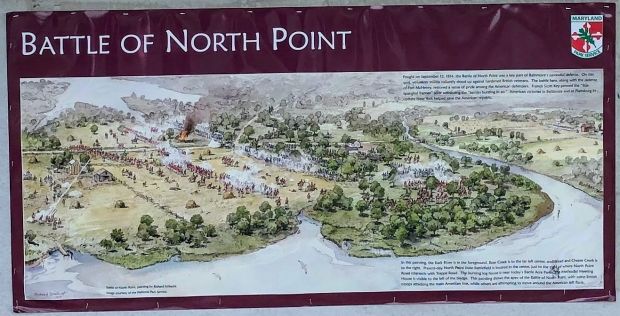 BATTLE OF NORTH POINT WAR MEMORIAL PANEL