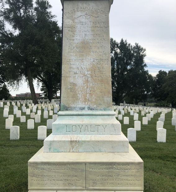 A.W. DODGE POST 44 G.A.R. CIVIL WAR MEMORIAL SIDE C