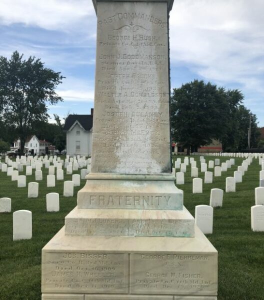 A.W. DODGE POST 44 G.A.R. CIVIL WAR MEMORIAL SIDE B