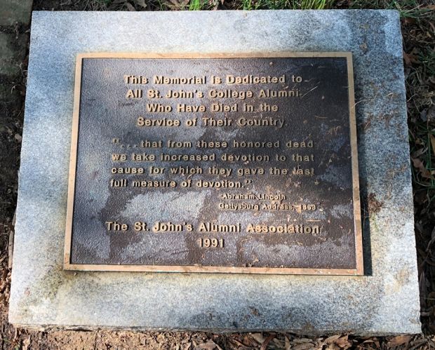 ST. JOHN’S COLLEGE ALUMNI ULTIMATE SACRIFICE WAR MEMORIAL