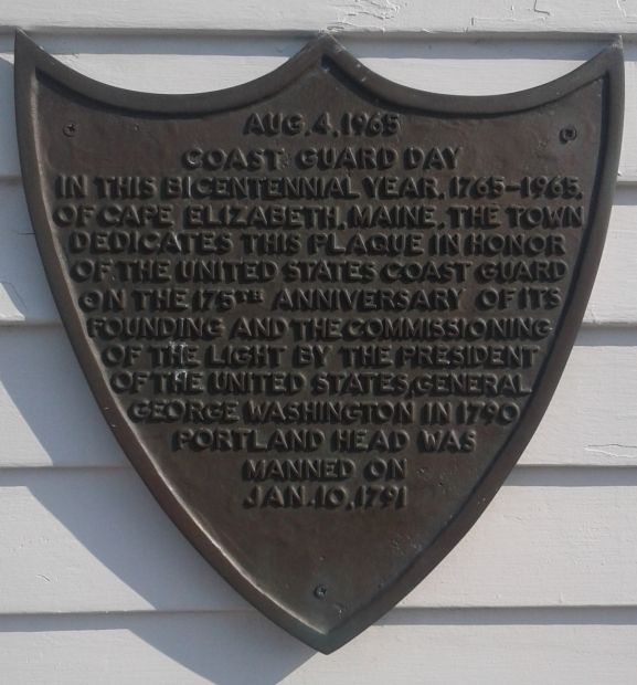 AUG. 4, 1965 COAST GUARD DAY MEMORIAL PLAQUE
