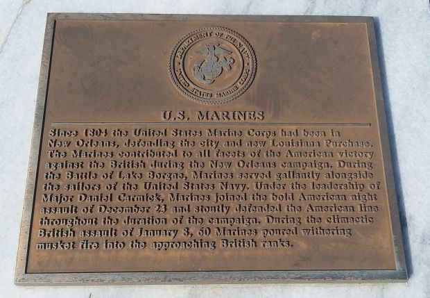 U.S MARINES WAR MEMORIAL PLAQUE