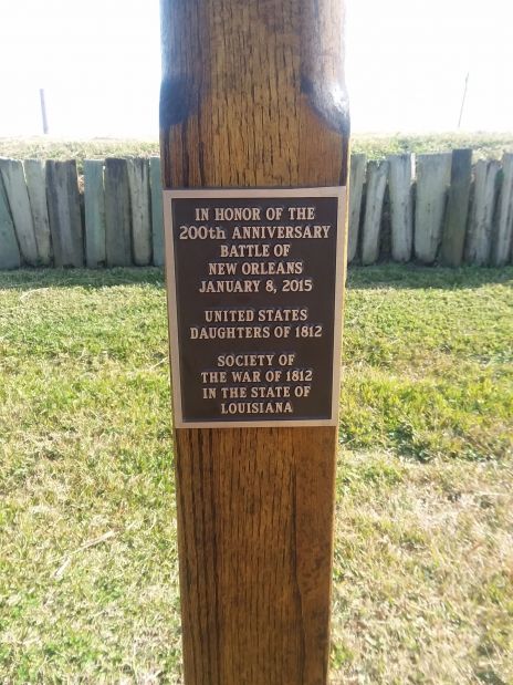 BATTEL OF NEW ORLEANS 200TH ANNIVERSARY MEMORIAL PLAQUE