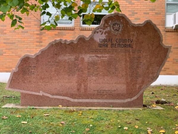 WOLFE COUNTY WAR MEMORIAL