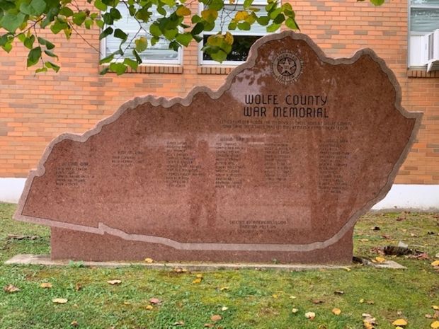 WOLFE COUNTY WAR MEMORIAL