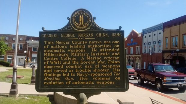 COLONEL GEORGE MORGAN CHINN, USMC WAR MEMORIAL MARKER