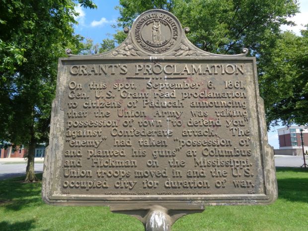 GRANT’S PROCLAMATION WAR MEMORIAL MARKER