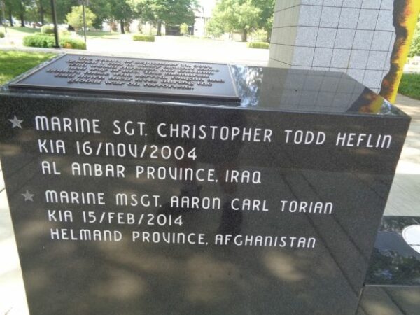 PADUCAH GLOBAL WAR ON TERRORISM MEMORIAL STONE