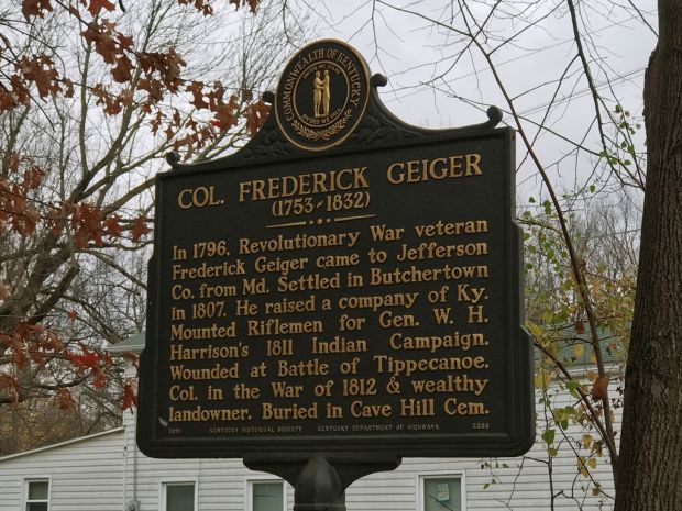 COL. FREDERICK GEIGER REVOLUTIONARY WAR VETERAN MEMORIAL MARKER