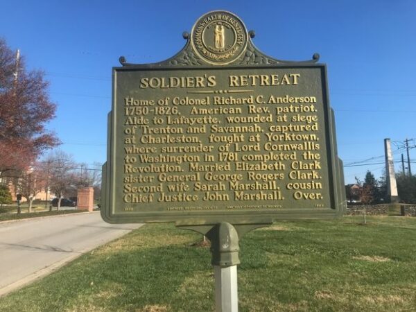 SOLDIERS RETREAT WAR MEMORIAL MARKER FRONT