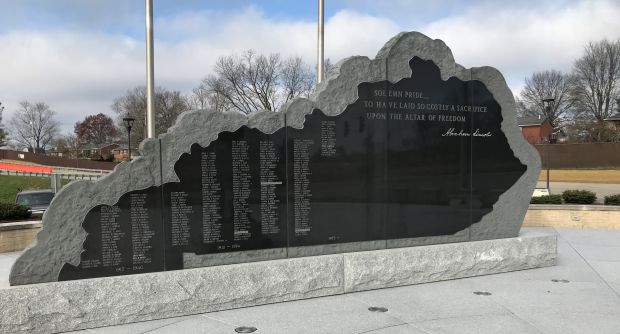 KENTUCKY NATIONAL GUARD MEMORIAL HONOR ROLL WALL