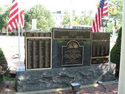 MONTVALE VETERANS MEMORIAL BACK