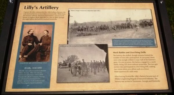 LILLY’S ARTILLERY WAR MEMORIAL PLAQUE