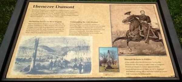 EBENEZER DUMONT WAR MEMORIAL PLAQUE