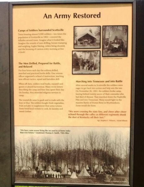 AN ARMY RESTORED WAR MEMORIAL PANEL