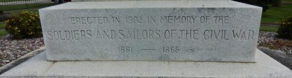 ABRAHAM LINCOLN STATUE AND PARK MEMORIAL DEDICATION STONE
