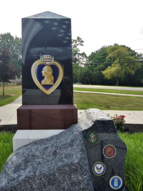 HUNTINGTON ORDER OF THE PURPLE HEART WAR MEMORIAL