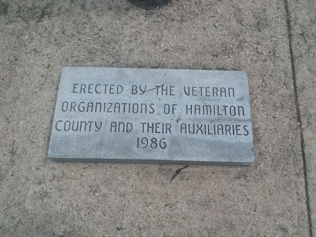 HAMILTON COUNTY VETERANS MEMORIAL FLAGPOLE STONE
