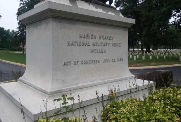 MARION NATIONAL MILITARY HOME CIVIL WAR MEMORIAL SIDE B