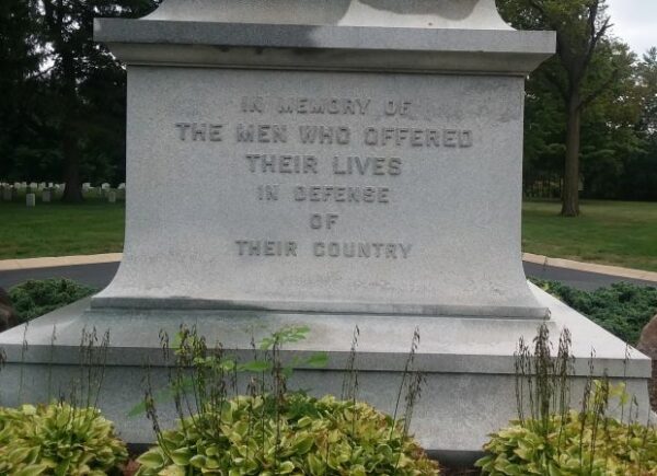 MARION NATIONAL MILITARY HOME CIVIL WAR MEMORIAL SIDE A