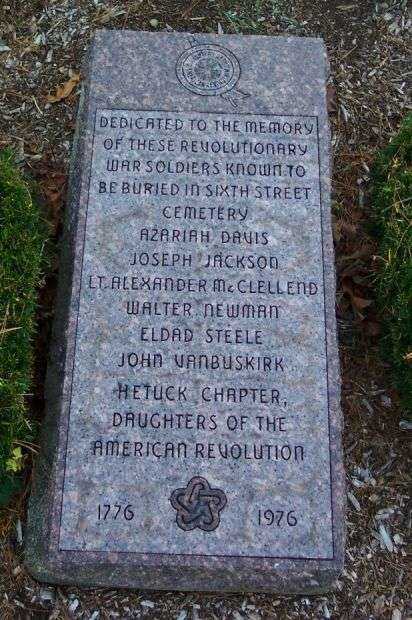 REVOLUTIONARY WAR SOLDIERS MEMORIAL STONE