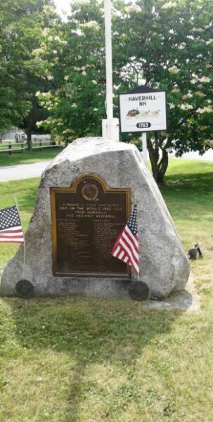 HAVERHILL WORLD WAR MEMORIAL