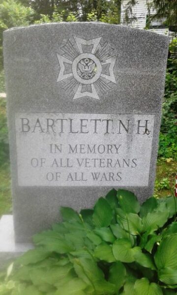 BARTLETT, N.H. ALL WAR VETERANS MEMORIAL