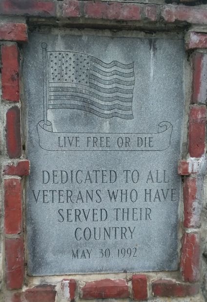 NORTHFIELD ALL VETERANS MEMORIAL PLAQUE