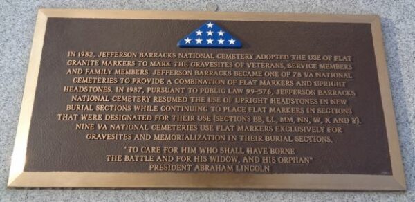 FLAT GRAVESITE MARKERS MEMORIAL PLAQUE