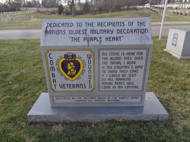 JEFFERSON BARRACKS NATIONAL CEMETERY COMBAT WOUNDED VETERANS MEMORIAL