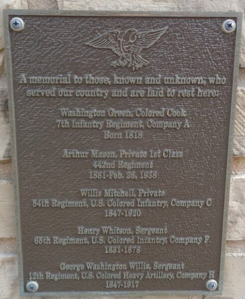 TO THOSE KNOWN AND UNKNOWN WHO SERVED OUR COUNTRY WAR MEMORIAL PLAQUE
